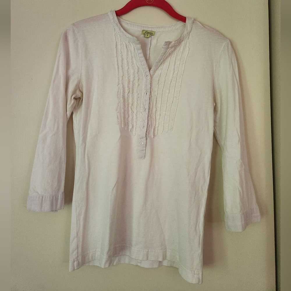 White Button-up Top